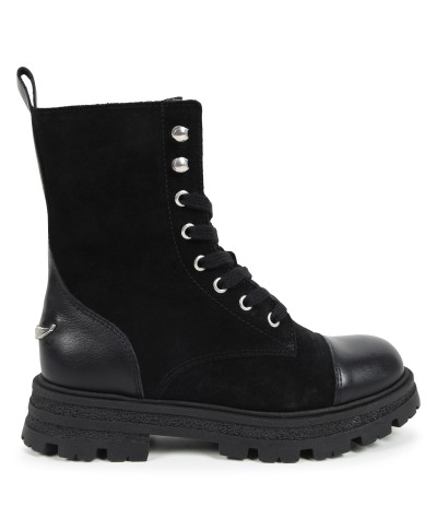 Bottines molletonnées noires