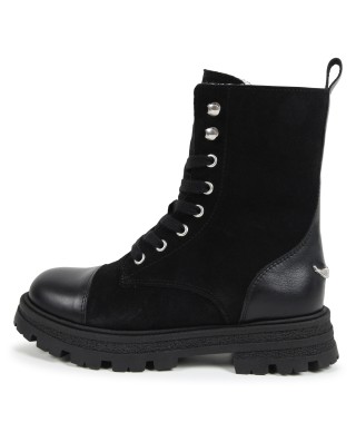 Bottines molletonnées noires