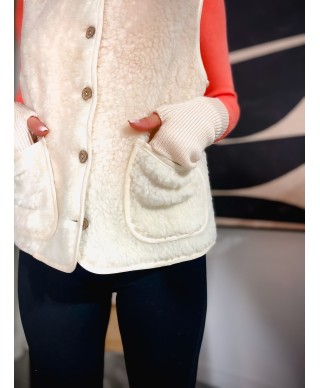 VESTE MOUMOUTE BEIGE - AXELLE