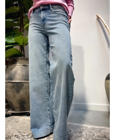 JEAN CELIA WIDE LEG LIGHT USED