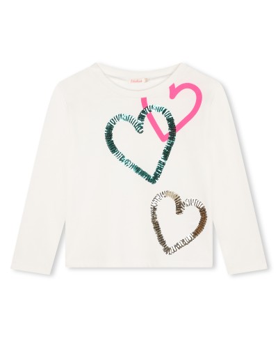 T-shirt Blanc Coeur