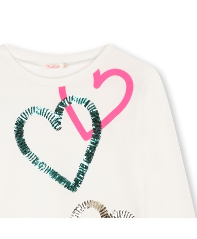 T-shirt Blanc Coeur