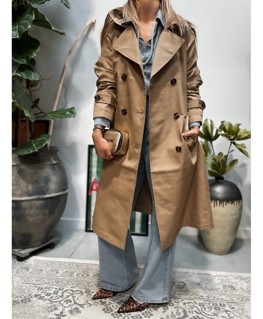 TRENCH LONG BEIGE - EMILE