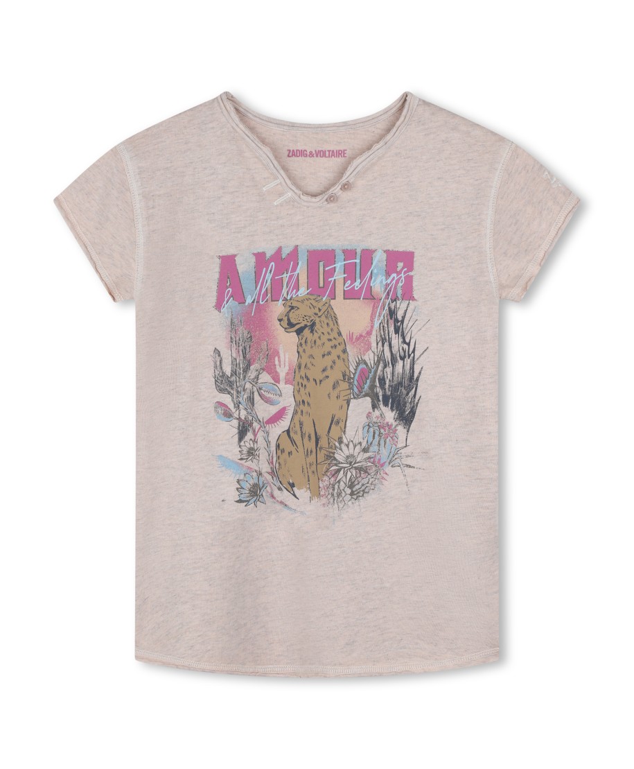 T-shirt rose Amour